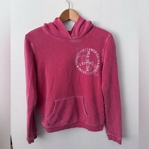 American eagle pink hooded sweatshirt Size Small